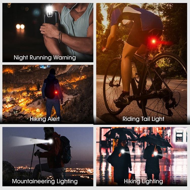 WEST BIKING Mini Bicycle Two-color Tail Light Riding Night Warning Light