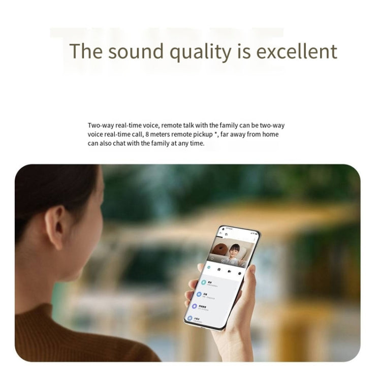 Original Xiaomi Mijia Smart Camera 3 PTZ Version 3K AI Detection Baby Monitor 5MP 360 Degree View Webcam Day & Night Work Infrared Night Vision, With US Plug Adapter