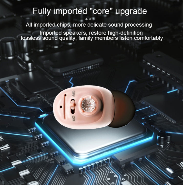 CIC Hearing Aids Rechargeable Invisible Wireless Hearing Aid Sound Amplifier