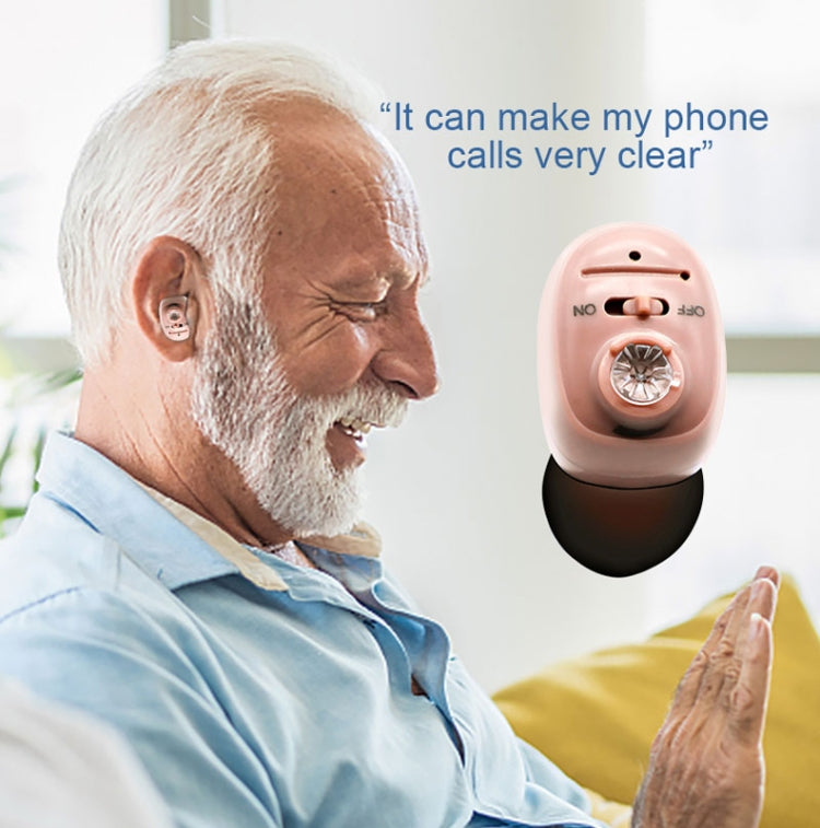 CIC Hearing Aids Rechargeable Invisible Wireless Hearing Aid Sound Amplifier