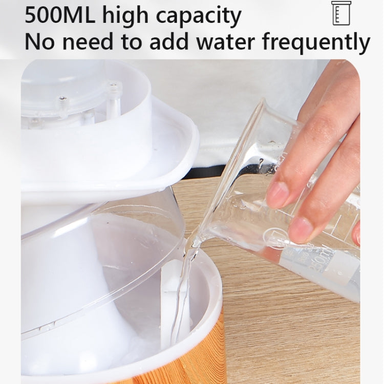 500ml Rain Humidifier Mushroom Cloud Colorful Night Lamp Aromatherapy Machine With Remote Control