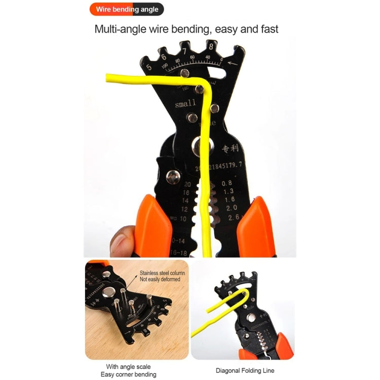 Multifunctional Patented Bending Line Crimping Wire Peeling Clamp Electro-Clamp