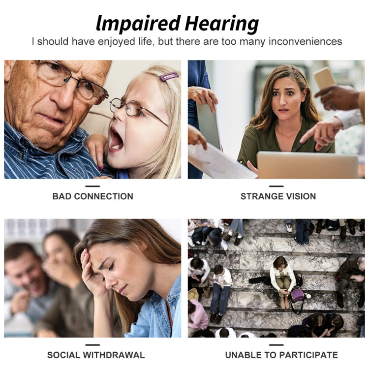 AN127 Invisible In-Ear Hearing Aid Sound Amplifier For The Elderly And Hearing Impaired