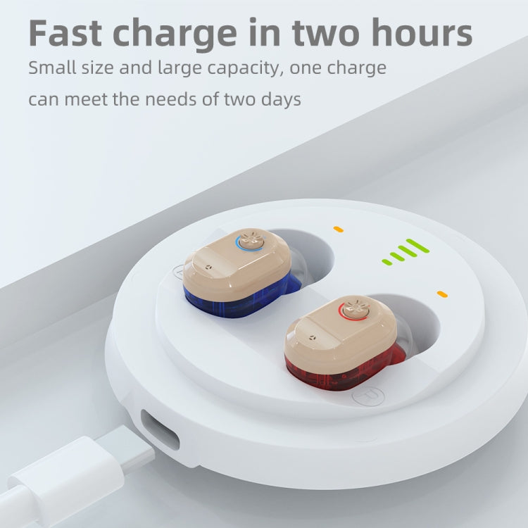 USB Charging Mini In-Ear Elderly Hearing Aid Stealth Sound Amplifier