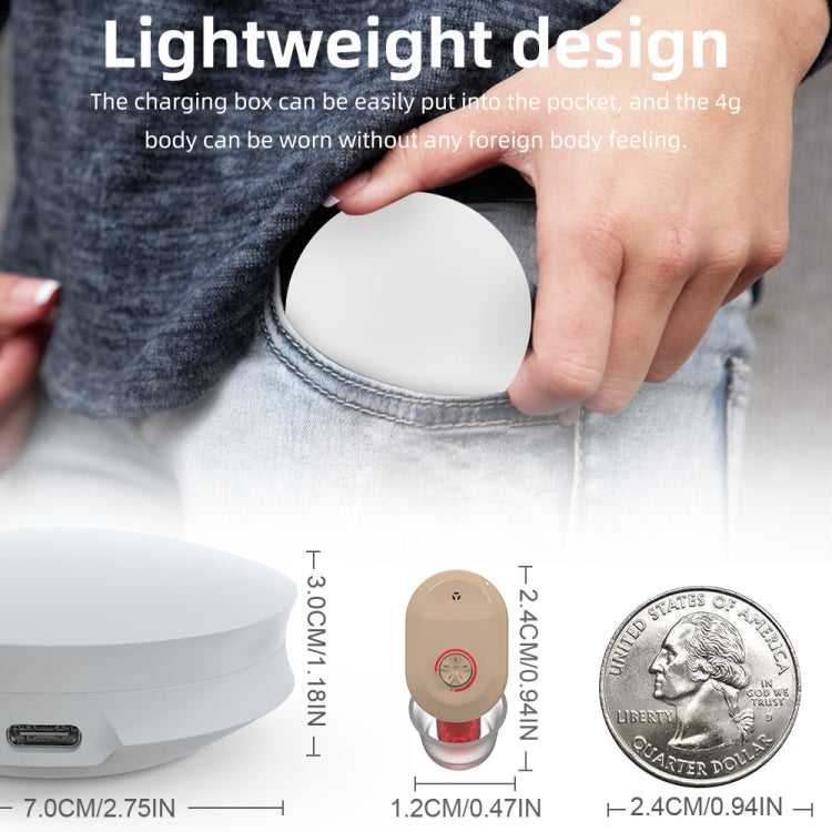 USB Charging Mini In-Ear Elderly Hearing Aid Stealth Sound Amplifier