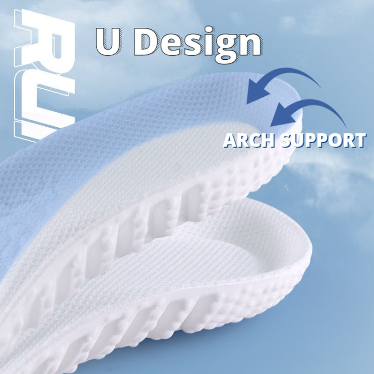 EVA Sports Insoles Shock Absorption Deodorant Running Insoles For Shoes