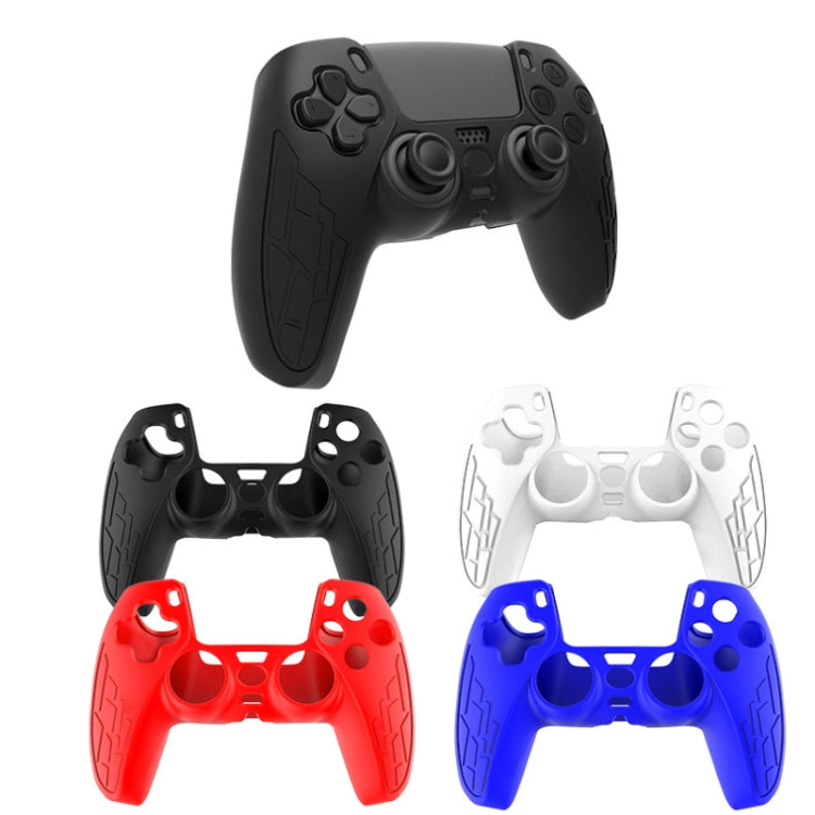For PS5 Gamepad Silicone Case Non-slip Texture Thickened Protective Cover