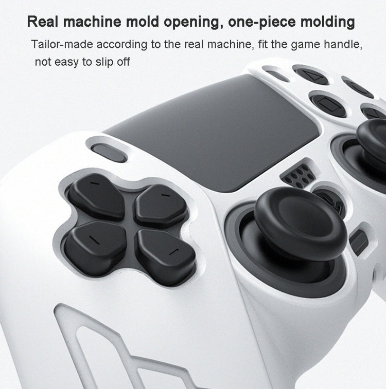For PS5 Gamepad Silicone Case Non-slip Texture Thickened Protective Cover