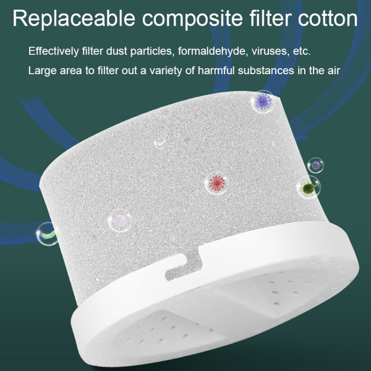 USB Plug-in Home Bedroom Deodorizer Desktop Car Negative Ion Air Purifier