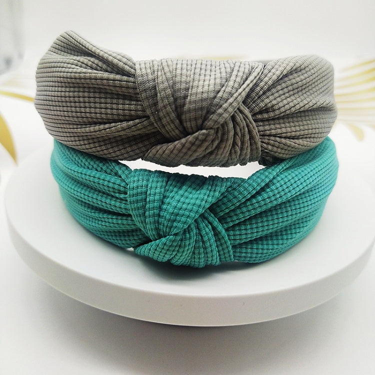 5cm Wide-brimmed Pressed Hair Solid Color Headband
