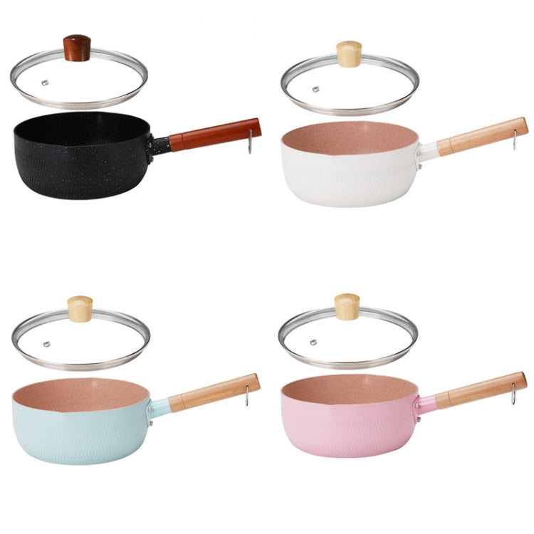 20cm With Cover Boil Instant Noodles Non-Stick Pan Baby Food Supplement Pan Maifan Stone Small Milk Pot