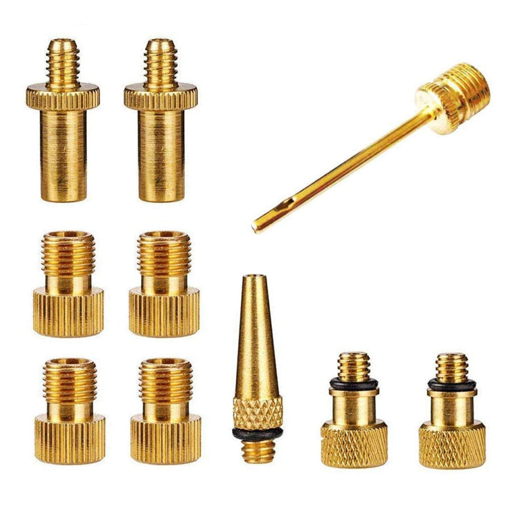 SV/AV/DV Bicycle Valve Adapter Set Bike Ball Pump Accessories