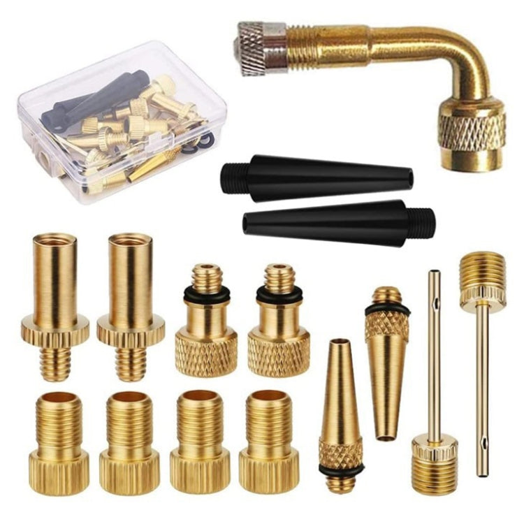 SV/AV/DV Bicycle Valve Adapter Set Bike Ball Pump Accessories