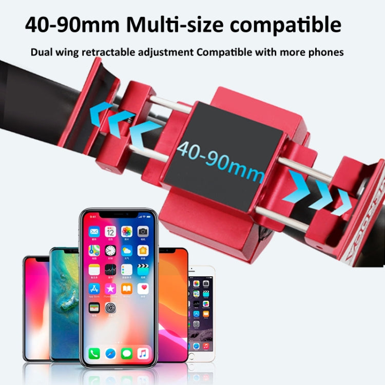 Ring Shape Bicycle Aluminum Alloy Mobile Phone Holder Motorcycle Navigation Bracket