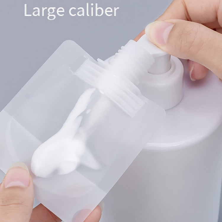 20pcs Travel Refillable Empty Squeeze Pouch Lotion Shampoo Squeezable Bags