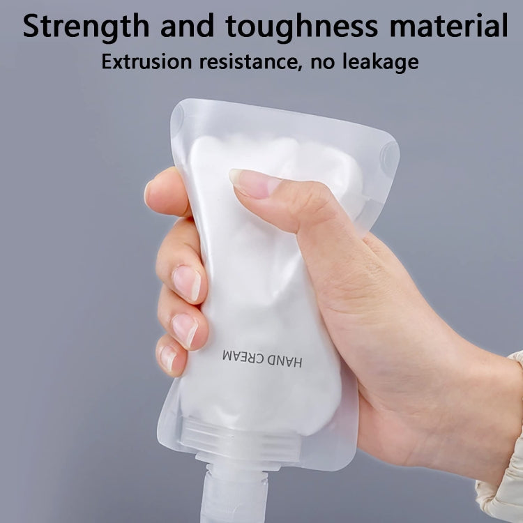 20pcs Travel Refillable Empty Squeeze Pouch Lotion Shampoo Squeezable Bags