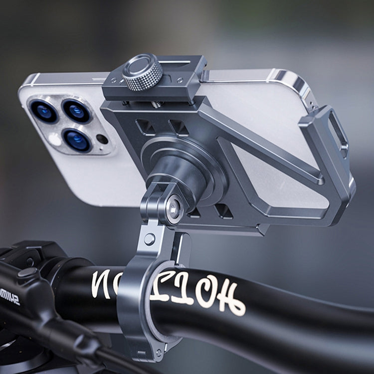 Aluminum Alloy Motorcycle Shockproof Mobile Phone Holder Bicycle Cycling Navigation Bracket