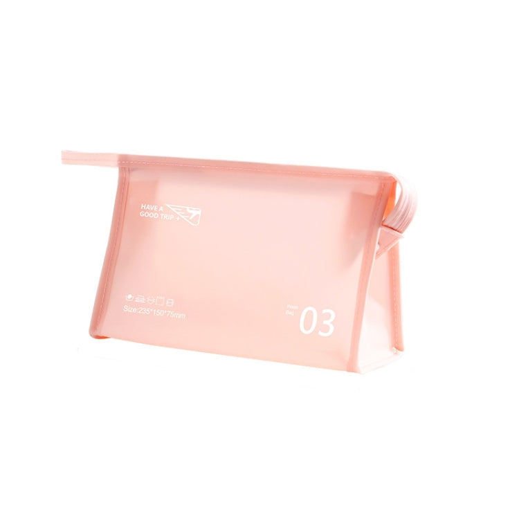 Portable Waterproof PVC Toiletry Bag Cosmetic Storage Bag Travel Clutch