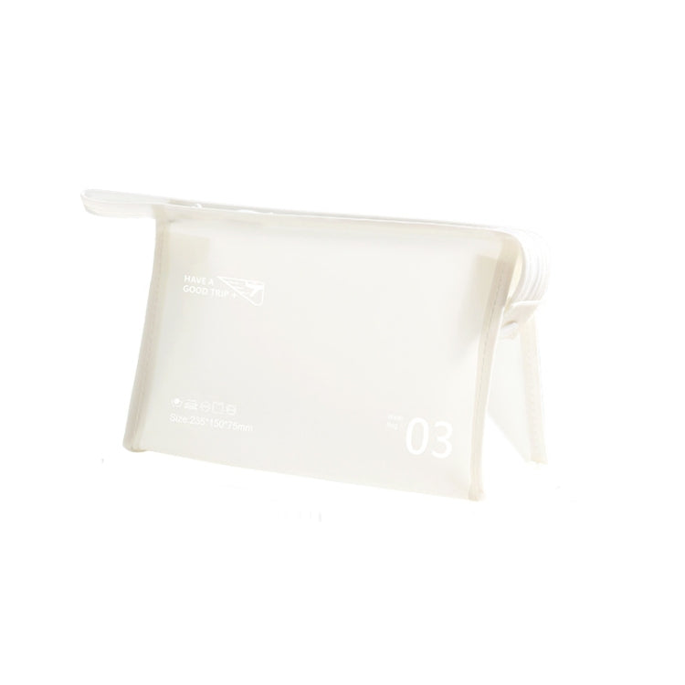 Portable Waterproof PVC Toiletry Bag Cosmetic Storage Bag Travel Clutch