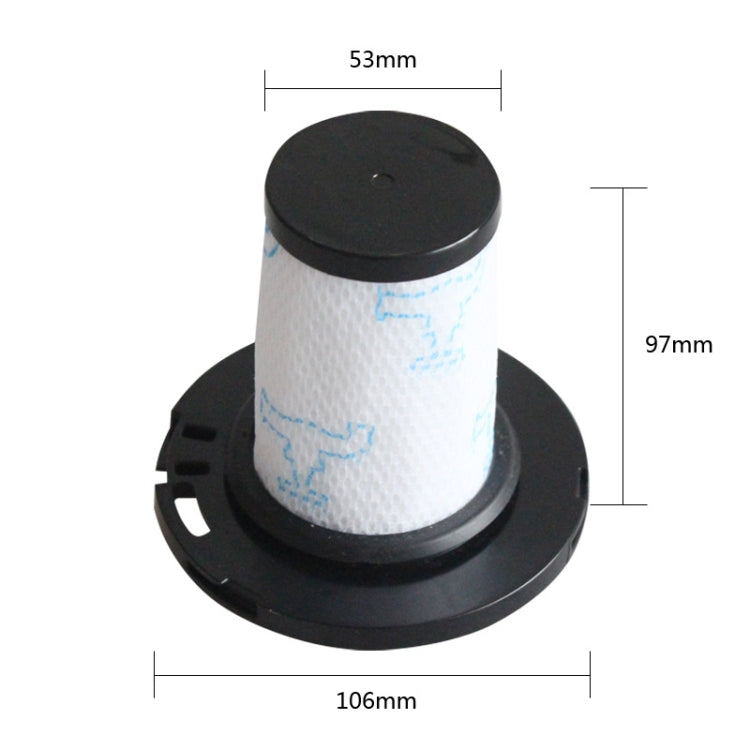 2pcs Vacuum Cleaner Filter Accessories for Rowenta ZR0090/RH9890WO/RH9879WO/X-FORCE FLEX