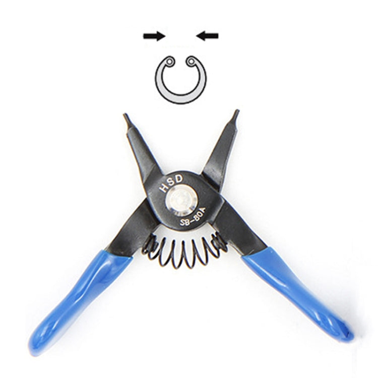 10-25mm Compact Spring-Loaded Pliers Retaining Ring Pliers