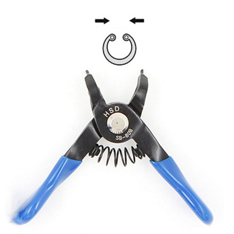 10-25mm Compact Spring-Loaded Pliers Retaining Ring Pliers