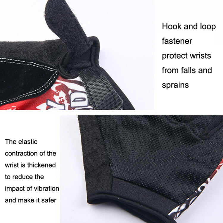 1pair Outdoor Sports Light and Breathable Summer Non-slip Fitness Half-finger Gloves