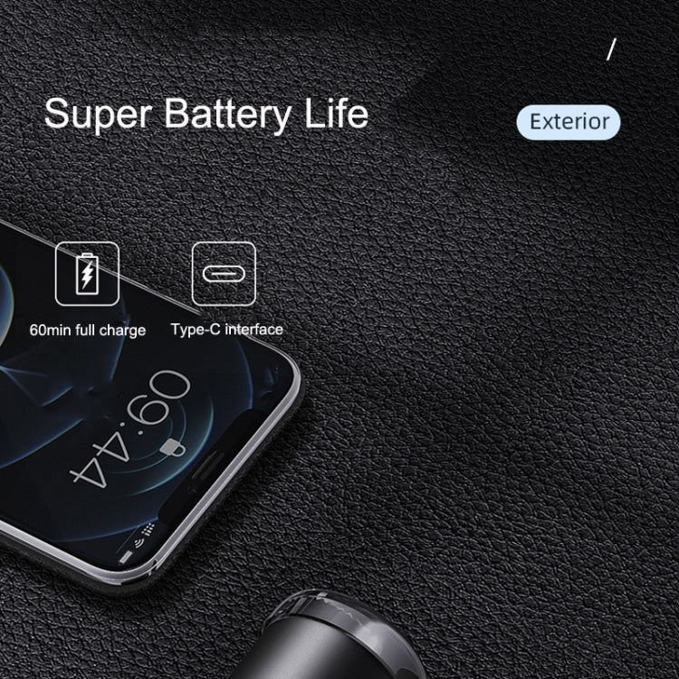 Motorized Men Mini Travel Portable Beard Razor Washable