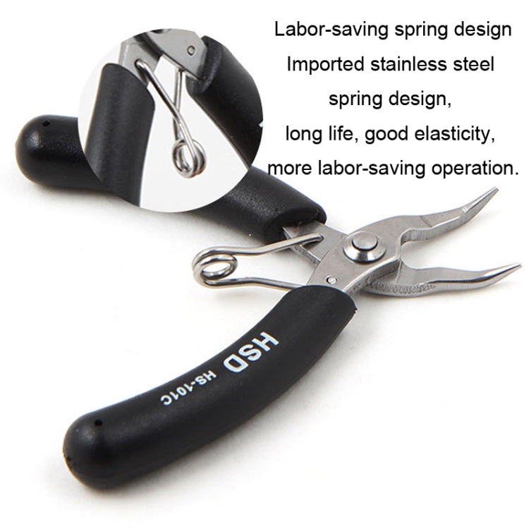 Mini Palm Toothless Fishing Plier Curved Nose Plier Handmade Plier