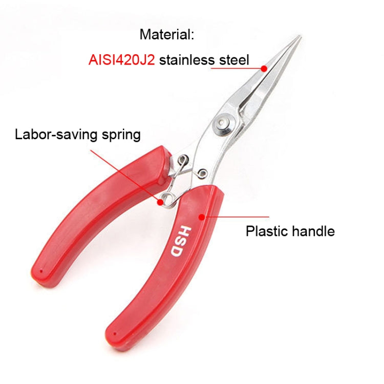 Stainless Steel Toothless Pointed Nose Plier Pointed Nose Plier