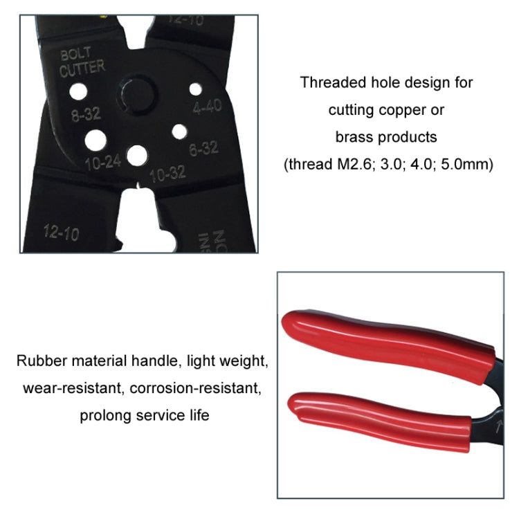 Multifunctional Cable Stripping Manual Crimping Pliers