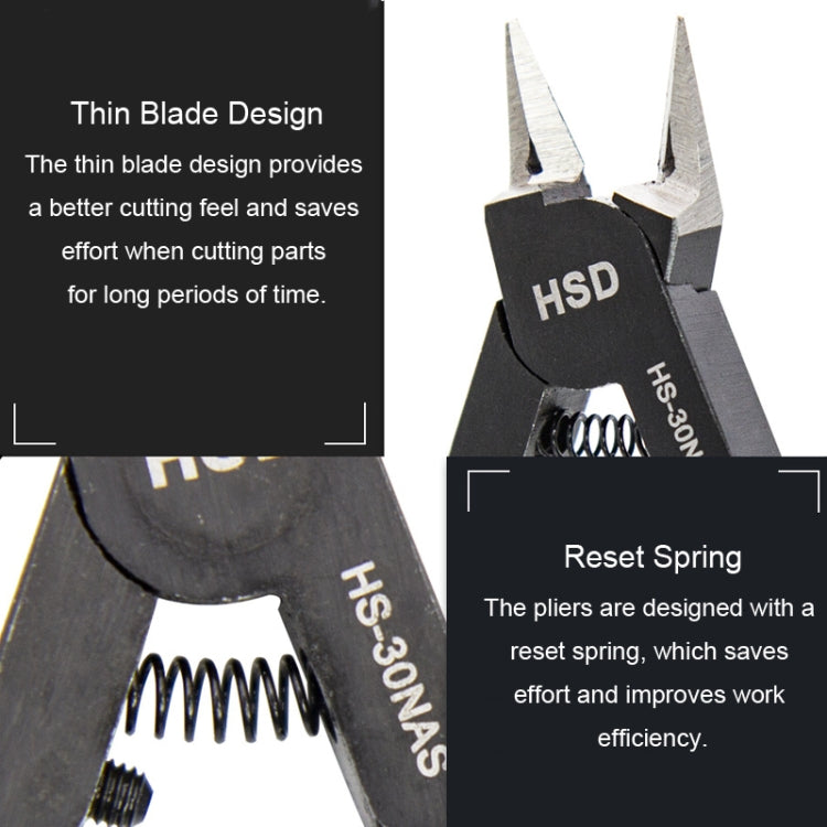 Plastic Model Thin Blade Waterjet Cutting Plier Diagonal Plier Handmade Plier