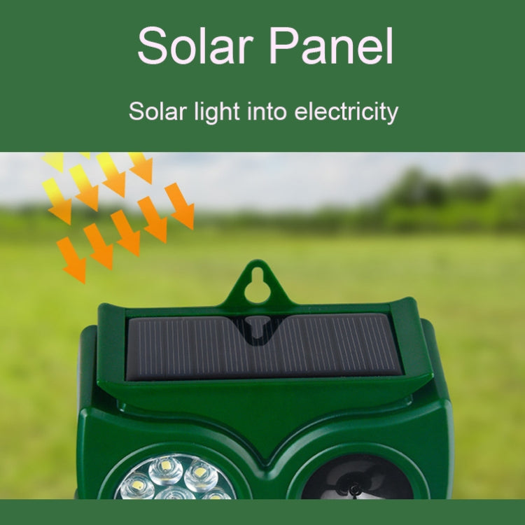 Solar Ultrasonic Rat Repeller Outdoor Multifunctional Infrared Sensor Repeller