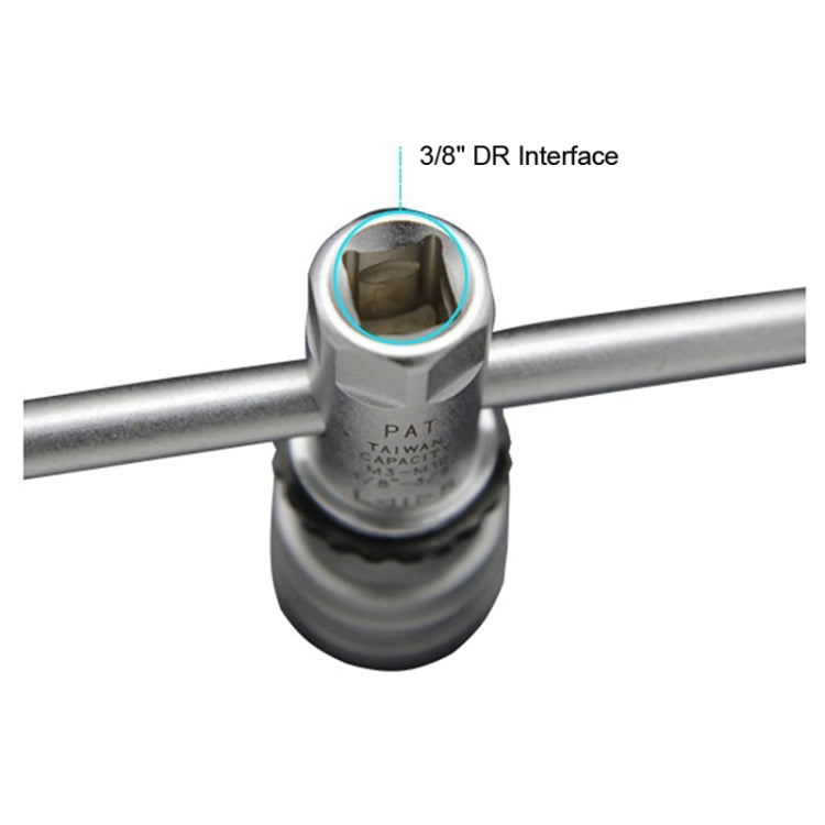 Forward And Backward Adjustable Ratchet Tapping Spanner Quick Reamer Tapping Wrench