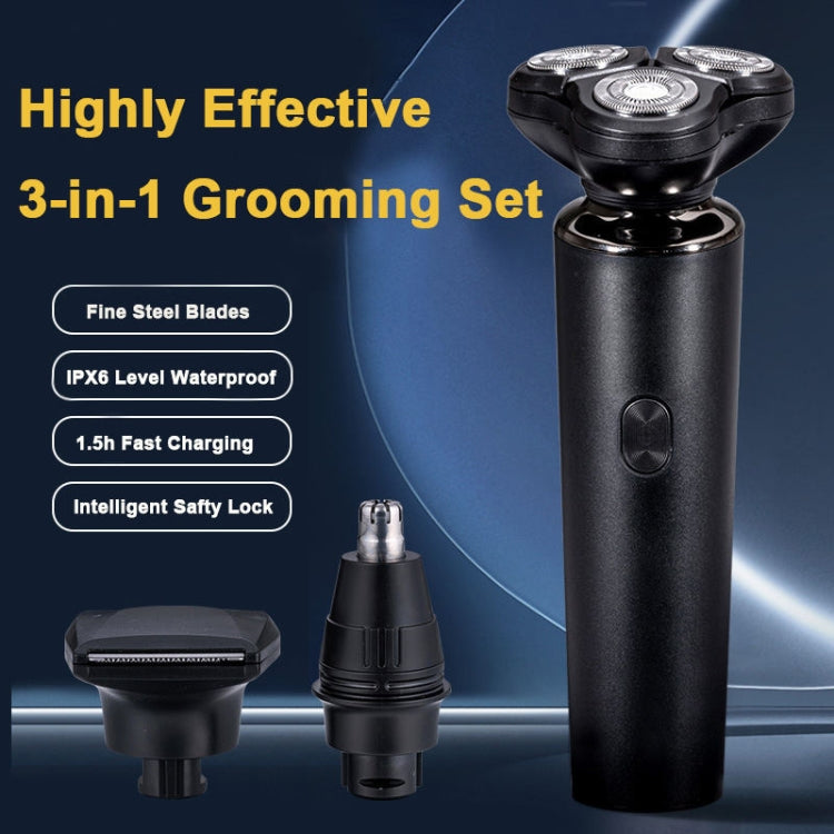 3-in-1 Multifunctional Razor Electric Shaver Nose Hair Sideburn Trimmer
