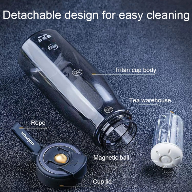 Nobvan Magic Ball Magnetic Bomb Tea Warehouse Tritan Large Capacity Sports Cup