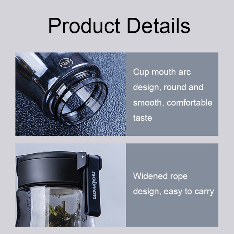 Nobvan Magic Ball Magnetic Bomb Tea Warehouse Tritan Large Capacity Sports Cup