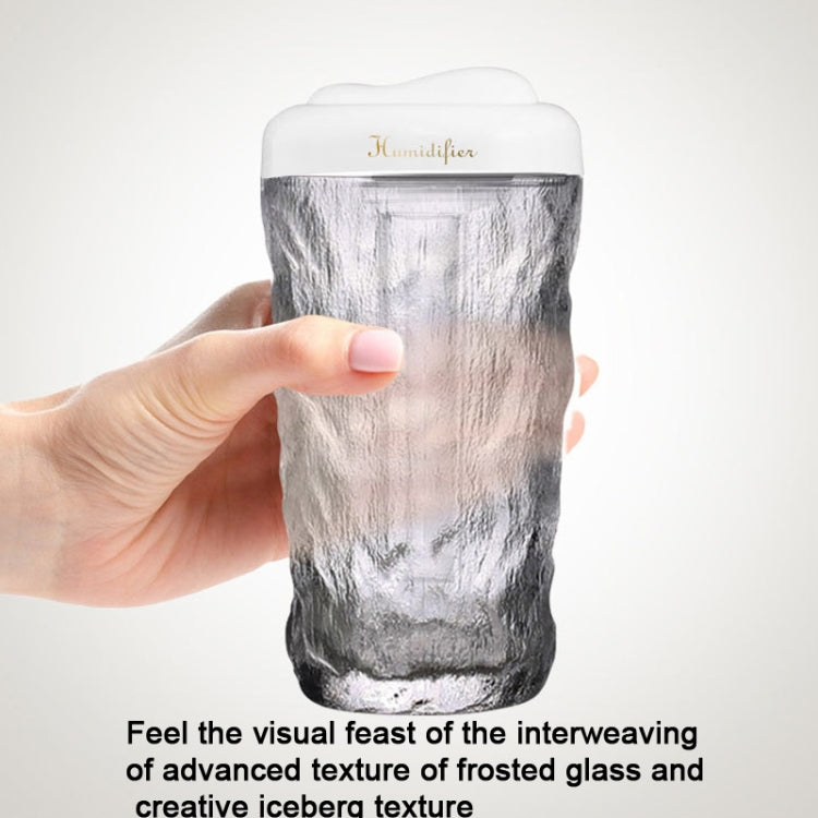 Iceberg Small Car Humidifier Atomization Mute Colorful Aromatherapy Machine