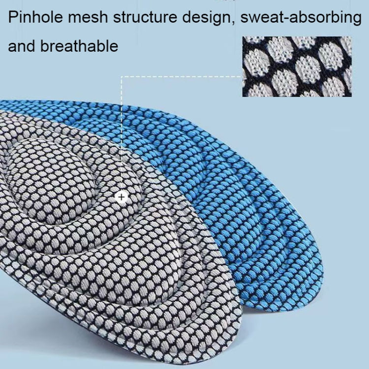 10pairs 5D Nano Antibacterial Deodorant Breathable Anti-Slip Massage Insole