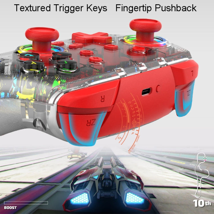 For PS3 / PS4 Dual Vibration Wireless Gamepad With RGB Lights