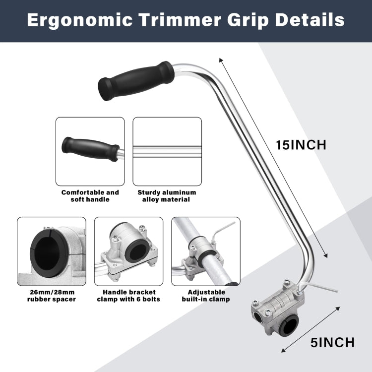 String Grass Trimmer Handle Grip for Lawn Care Landscaping