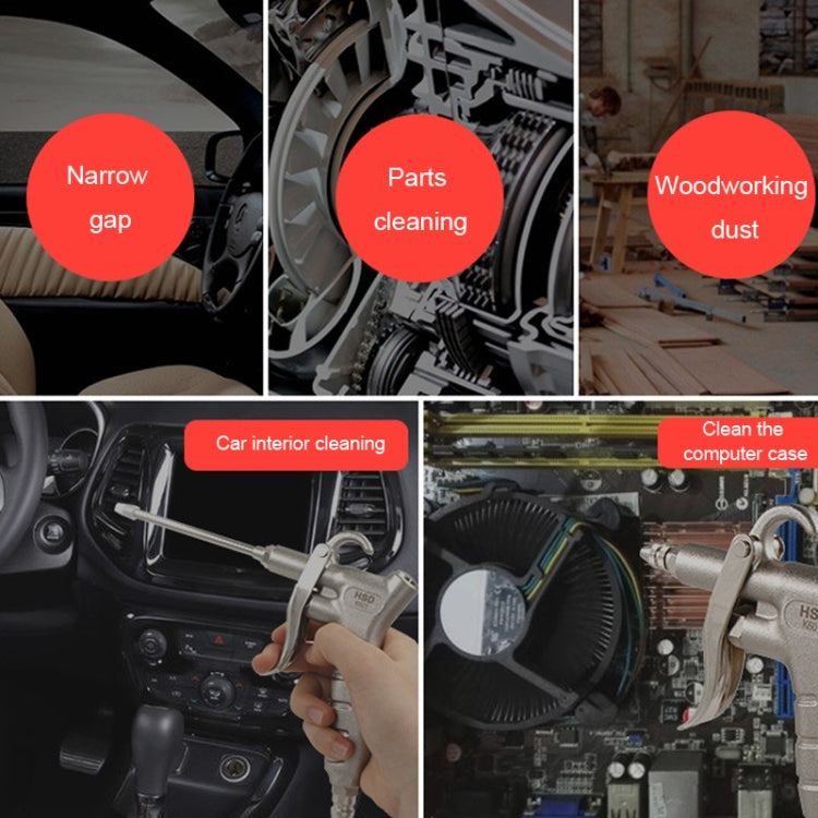 Decontamination Jet Dust Cleaner With Long Nozzle And Short Nozzle