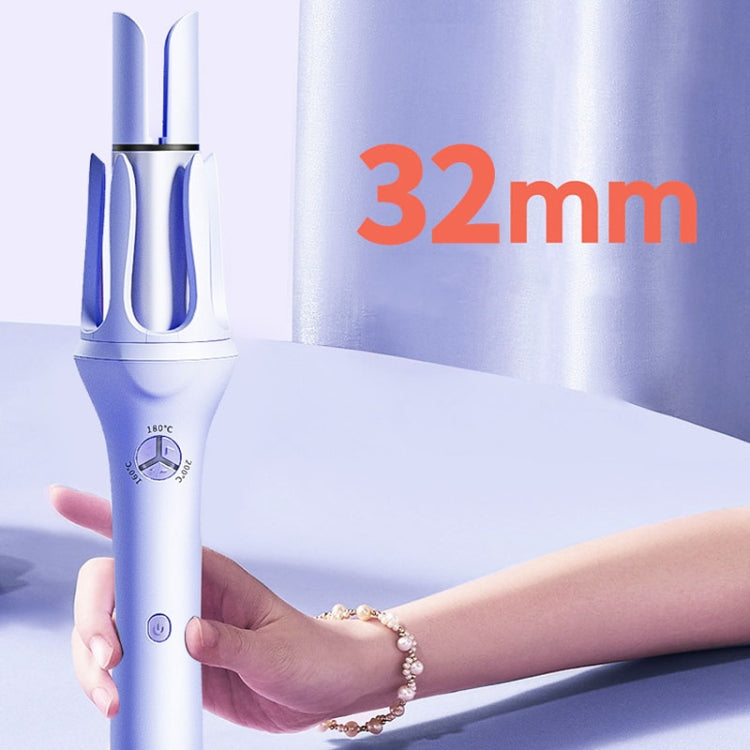 Extended Automatic Ceramic Curling Iron 32mm Shaped Big Wave Styling Tools,CN Plug