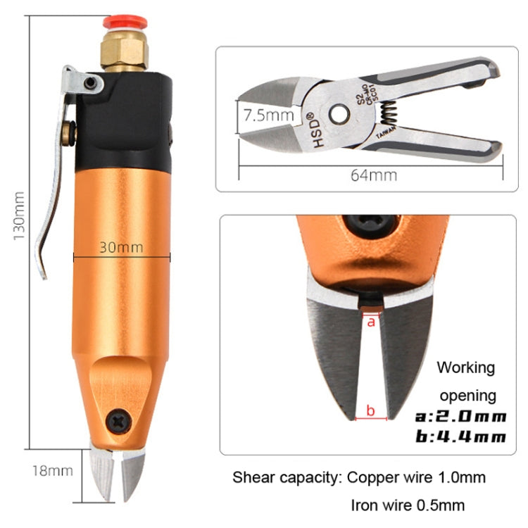 2 In 1 Pneumatic Snip Plier Cutting Metal Plastic Model Scissor Tool