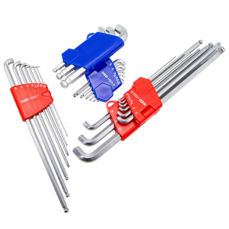 Short-Side Ball-End Hexagon Wrench Set Tools