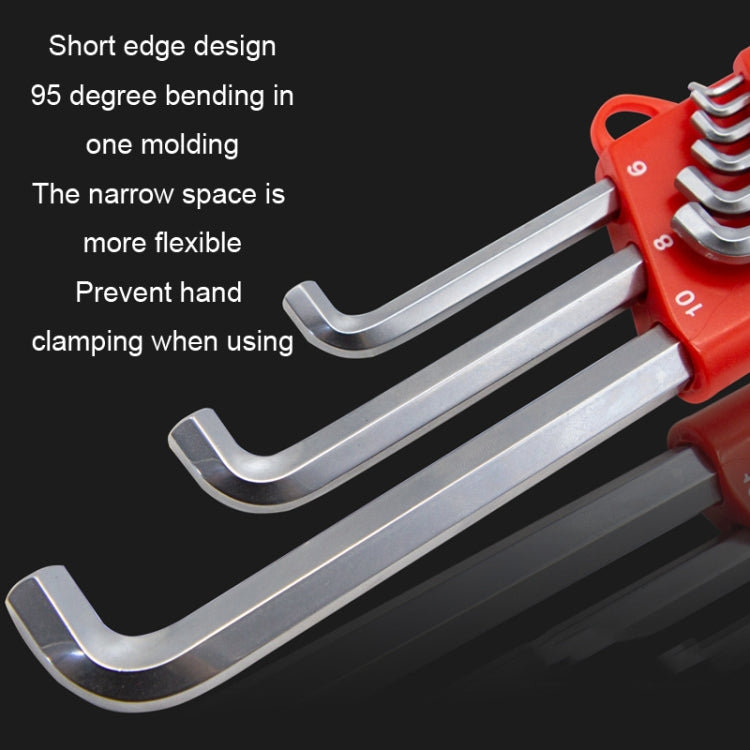 Short-Side Ball-End Hexagon Wrench Set Tools