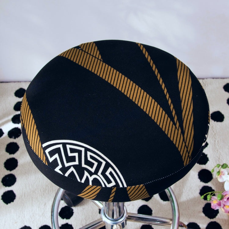 Elastic Printing Round Stool Sleeve Round Stool Chair Cover Bar Stool Cover