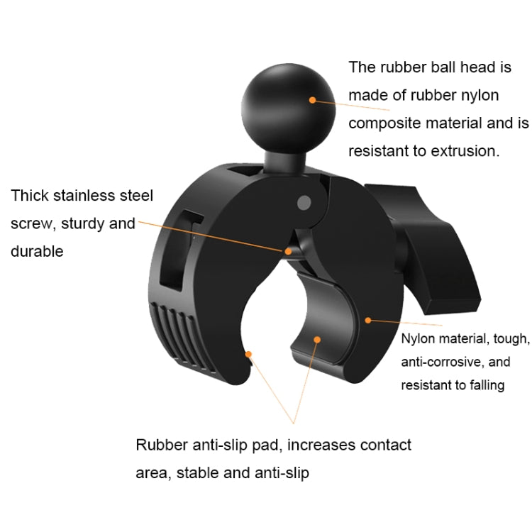 Camera Phone Holder Ball Head Base Live Riding Shooting Handlebar Rotating Clamp