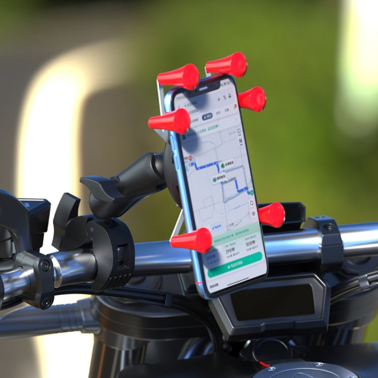 Camera Phone Holder Ball Head Base Live Riding Shooting Handlebar Rotating Clamp