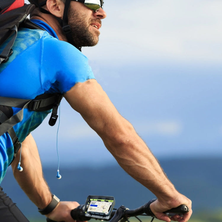 Rotatable Bicycle and Motorcycle Anti-shake Fixed Mobile Phone Holder with Sun Visor